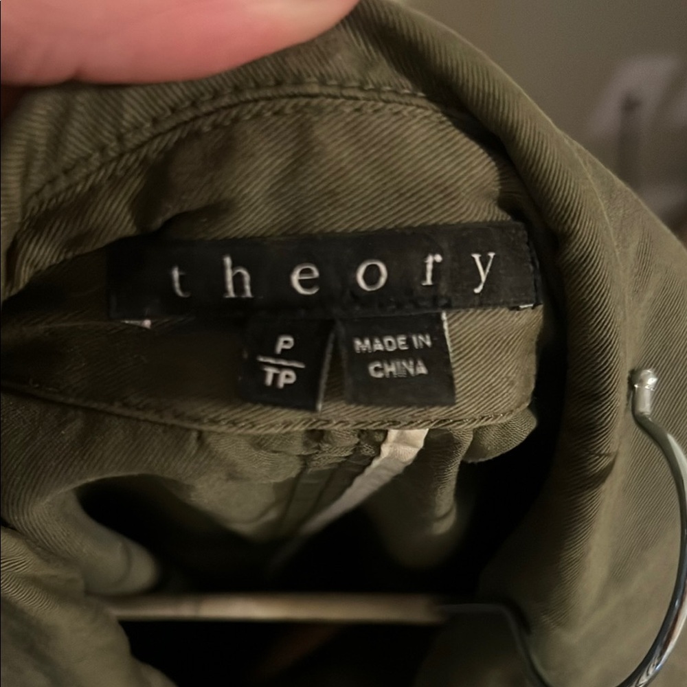 Theory Green Utility Jacket - Picture 2 of 2